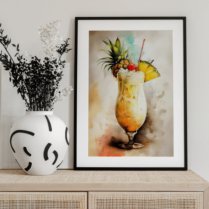 Drinks cocktail - Justyna Jaszke Framed Art | Home or Office Art