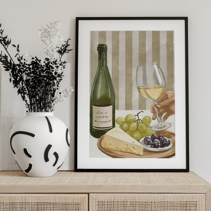 Life is meant to be enjoyed - Andreas Magnusson Framed Art | Home or Office Art