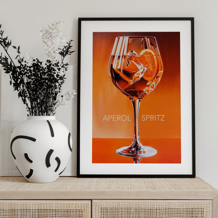 Aperol Spritz Orange - Andreas Magnusson Framed Art | Home or Office Art