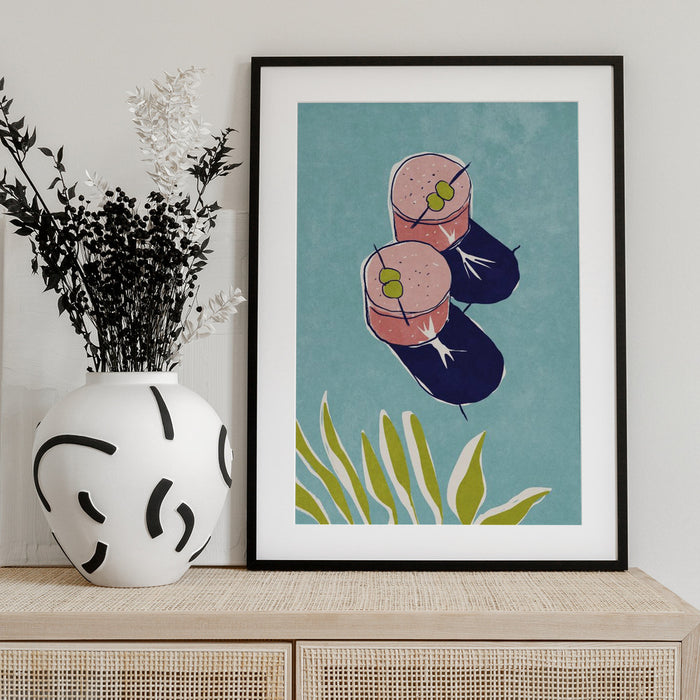 Drinks - Raissa Oltmanns Framed Art | Home or Office Art