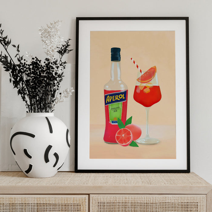 Aperol Spritz - Petra Lizde Framed Art | Home or Office Art