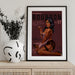 Babes of Bourbon Cant Touch This. Sexy Retro Pin Up Girl Whiskey Art - The Whiskey Ginger Framed Art | Home or Office Art