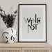 Wine Not hand-drawn text &amp; quote - Rio Soléy Framed Art | Home or Office Art