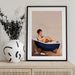 Bathtub Drinks: Pinup Girl Drinking In Bathroom - The Whiskey Ginger Framed Art | Home or Office Art