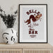 Belle Of The Bar Mermaid Pin Up Art - The Whiskey Ginger Framed Art | Home or Office Art