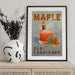 Maple Old Fashioned Cocktail - The Whiskey Ginger Framed Art | Home or Office Art