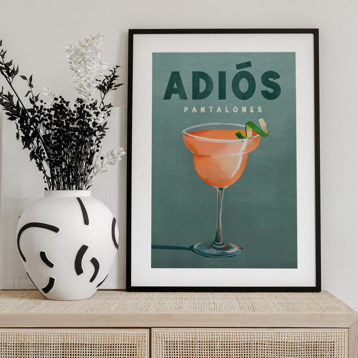 Pantalones - The Whiskey Ginger Framed Art | Home or Office Art