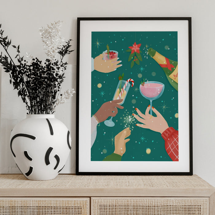 Cheers - Petra Lizde Framed Art | Home or Office Art