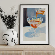Pouring Lemon Tea into a Glass - Melloi Art Prints Framed Art | Home or Office Art