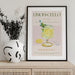 Illustration Of A Limoncello Drink - Nazma Khokhar Framed Art | Home or Office Art