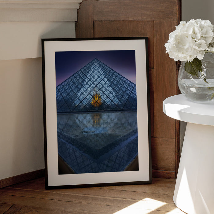 The piramid Framed Art Jorge Lopez Noval | Home or Office Art