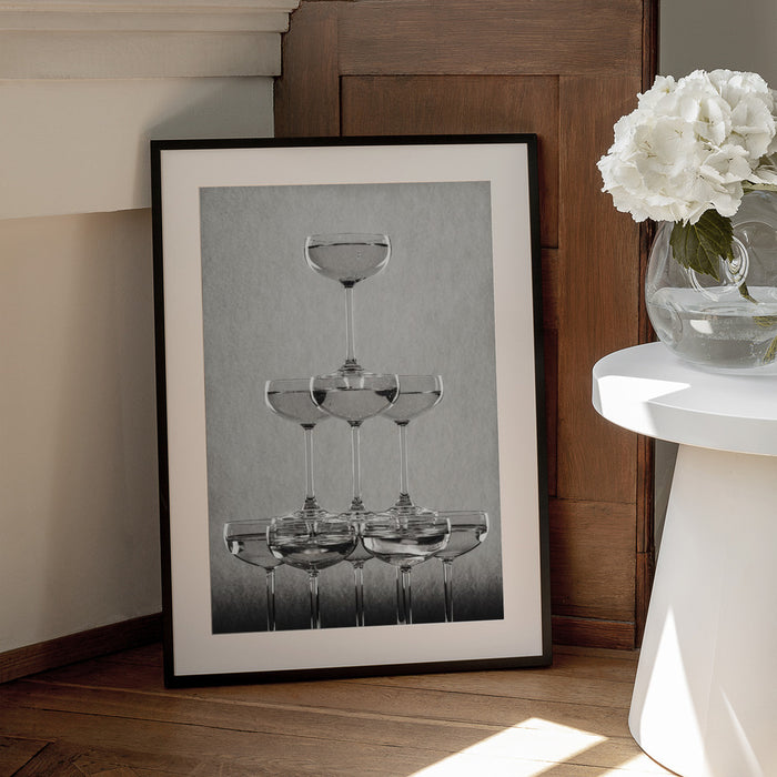 Champagne tower_9 - Pictufy Studio III Framed Art | Home or Office Art