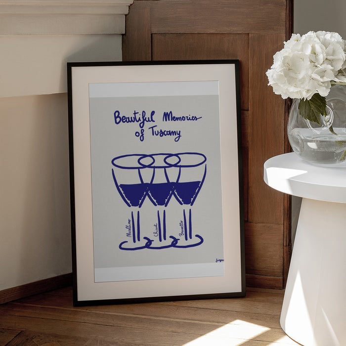 Il vino - Giulia Mora Framed Art | Home or Office Art