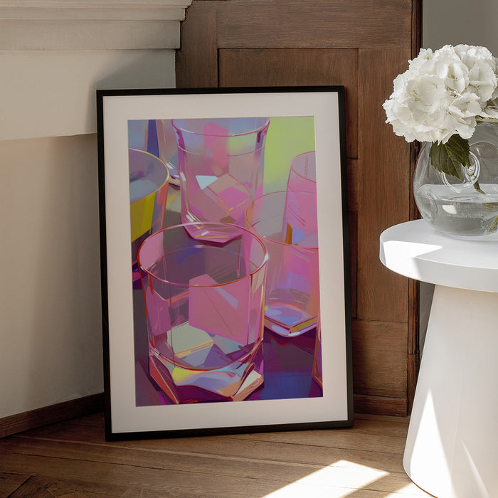 Pink Glasses - Treechild Framed Art | Home or Office Art