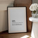 Quote Gin Question - Orara Studio Framed Art | Home or Office Art