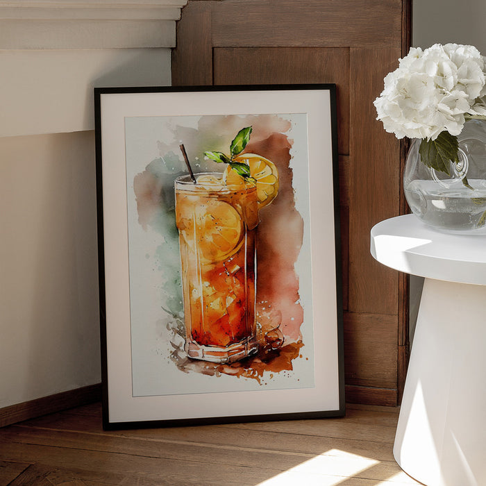 Drinks cocktail - Justyna Jaszke Framed Art | Home or Office Art