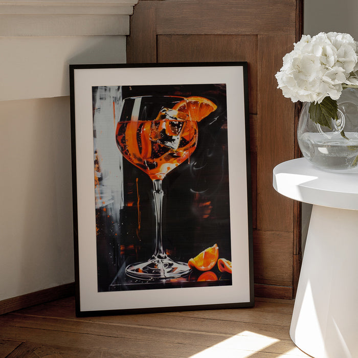 Aperol Spritz Dark Edition - Andreas Magnusson Framed Art | Home or Office Art