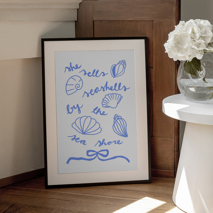 Seashell Serenity - Athene Fritsch Framed Art | Home or Office Art