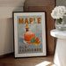 Maple Old Fashioned Cocktail - The Whiskey Ginger Framed Art | Home or Office Art