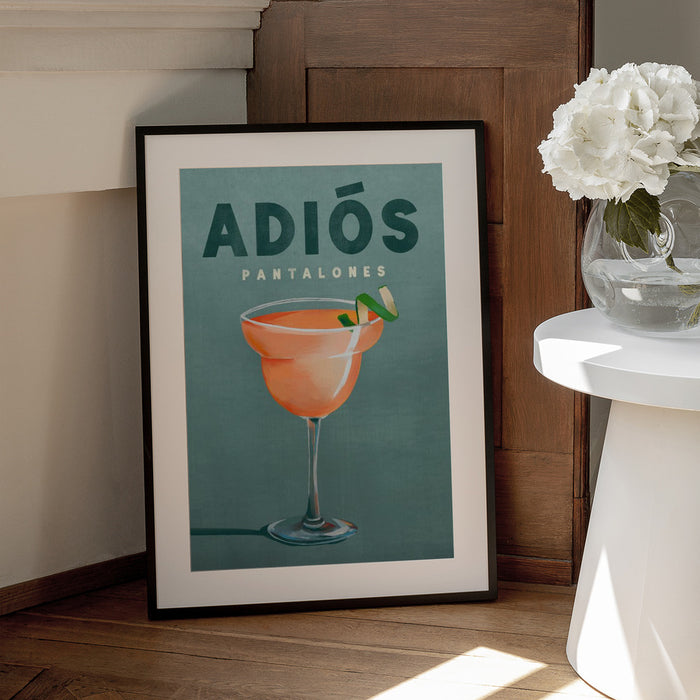 Pantalones - The Whiskey Ginger Framed Art | Home or Office Art