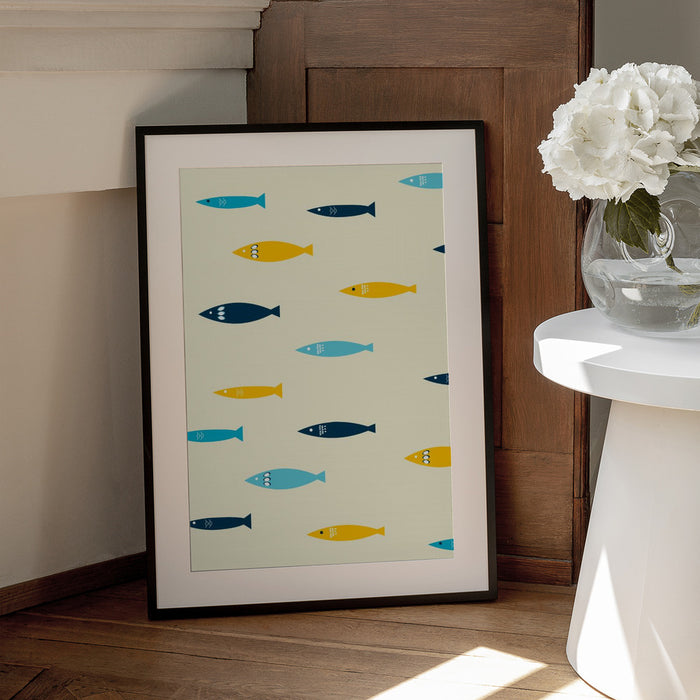 Sardinas - Elizabeth C Framed Art | Home or Office Art