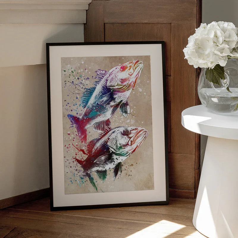 Sport Fishing 1 - Justyna Jaszke Framed Art | Home or Office Art