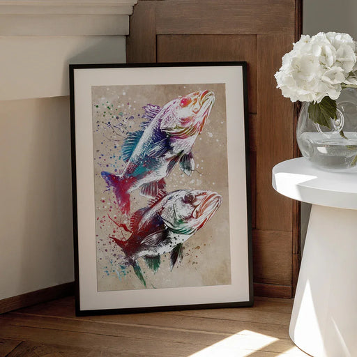 Sport Fishing 1 - Justyna Jaszke Framed Art | Home or Office Art