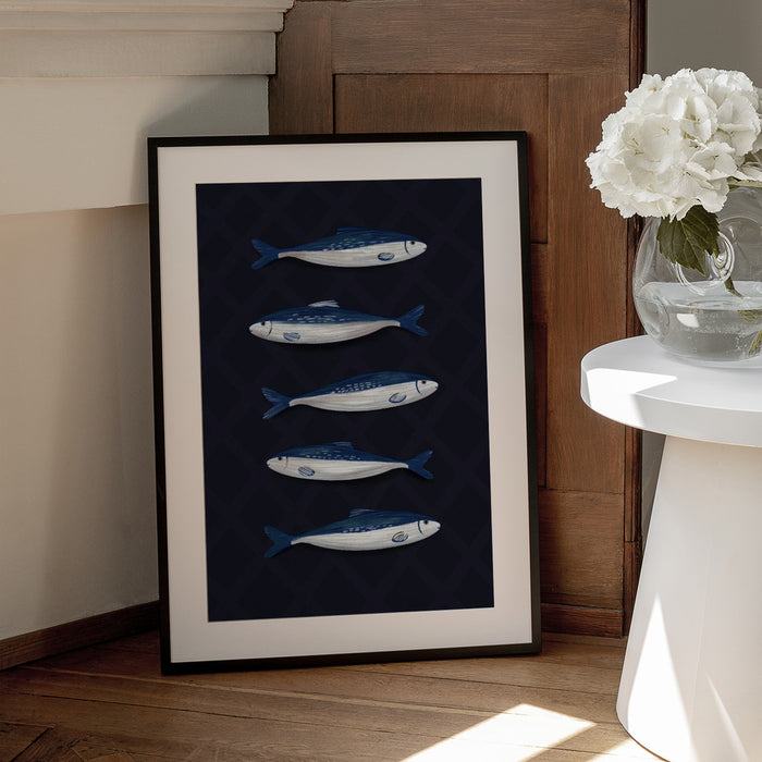 Sardines - EMELIEmaria Framed Art | Home or Office Art