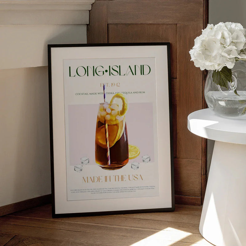 Island Cocktail Delight - Nazma Khokhar Framed Art | Home or Office Art