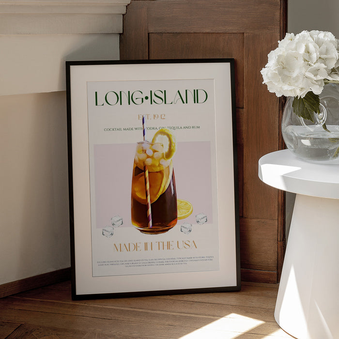 Island Cocktail Delight - Nazma Khokhar Framed Art | Home or Office Art