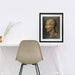 Modern Art Human Head Framed Wall art decor