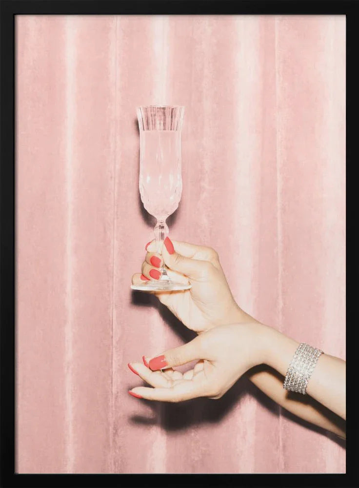 Here's To Pink 01 - Pictufy Studio III Framed Art | Home or Office Art