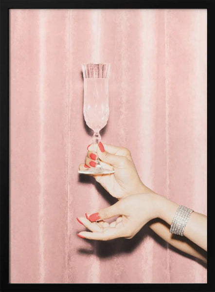 Here's To Pink 01 - Pictufy Studio III Framed Art | Home or Office Art