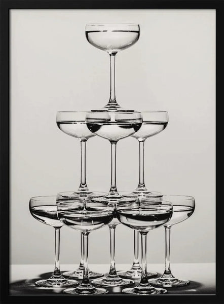 Champagne tower_6 - Pictufy Studio III Framed Art | Home or Office Art