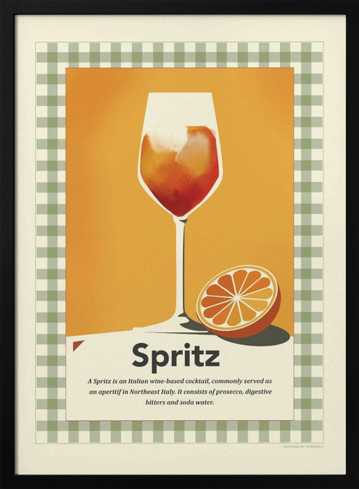 Spritz retro print - Dion Gem Framed Art | Home or Office Art