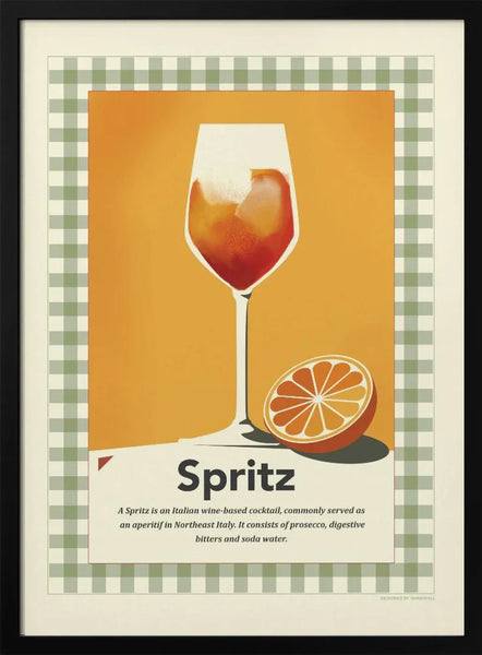 Spritz retro print - Dion Gem Framed Art | Home or Office Art