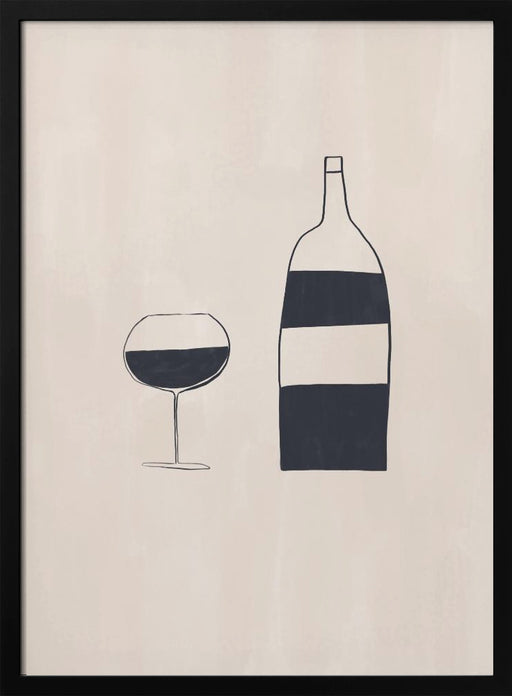 Wine - Ivy Green Illustrations Framed Art | Home or Office Art