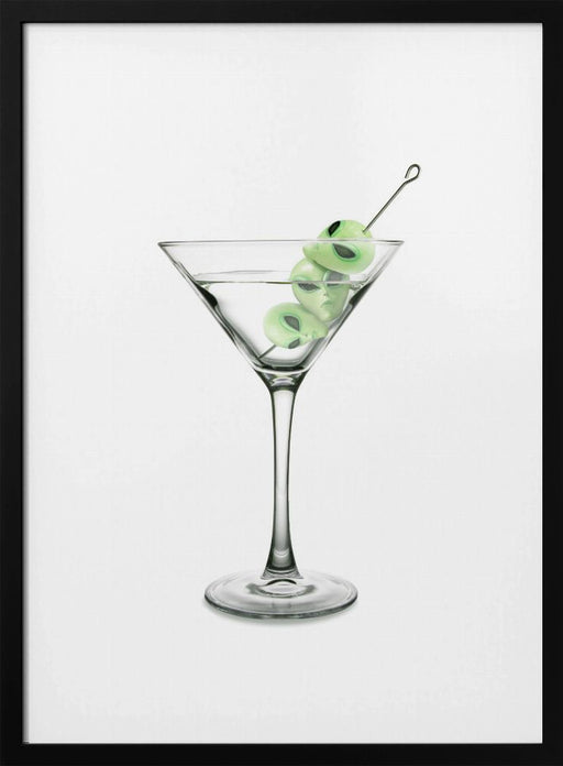 UFO Martini - Artem Pozdniakov Framed Art | Home or Office Art