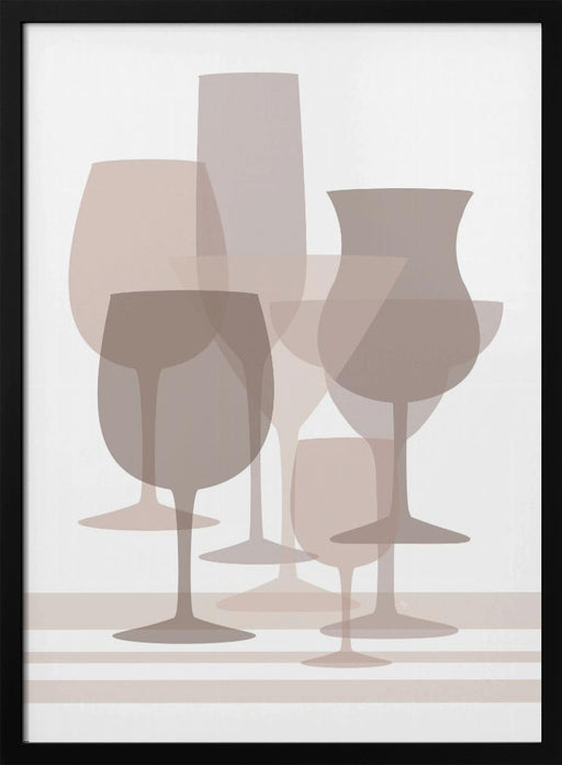 Layered Glass Harmony - Martina Framed Art | Home or Office Art