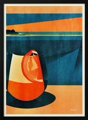 Negroni At Sunset - Bo Anderson Framed Art | Home or Office Art