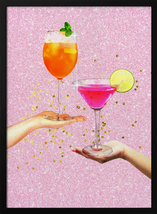 Sparkling Cheers - Athene Fritsch Framed Art | Home or Office Art