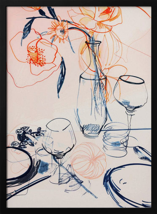 Table still life no 1 - Treechild Framed Art | Home or Office Art