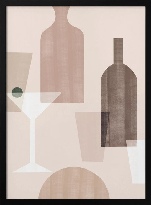 Martini - Kit Agar Framed Art | Home or Office Art