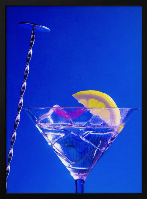 Lemon Twist Martini - Julia Ramiro Framed Art | Home or Office Art