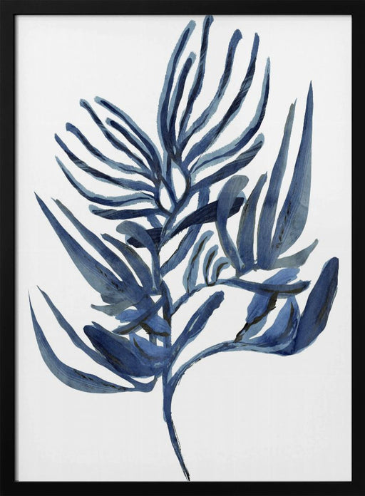 Blue Aquatic Plant Poster 1 - cartissi Framed Art | Home or Office Art