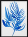 Blue Aquatic Plant Poster 6 - cartissi Framed Art | Home or Office Art