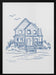 Nantucket Beachhouse - Jolly and Dash Framed Art | Home or Office Art
