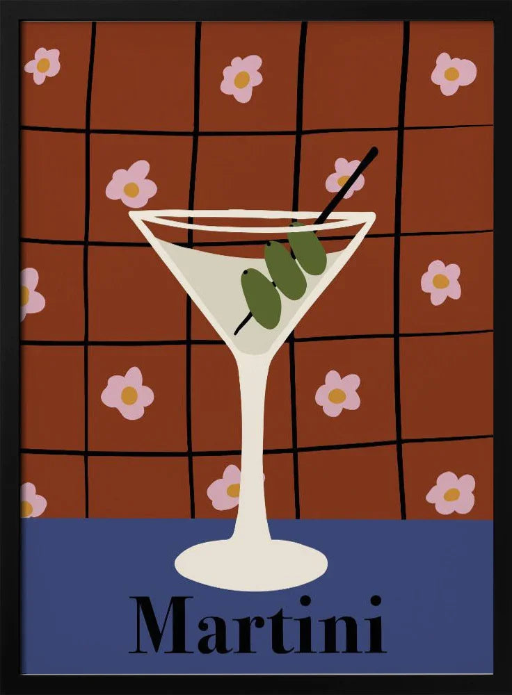 Martini - Miho Art Studio Framed Art | Home or Office Art