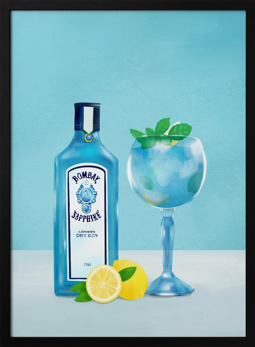 Gin Cocktail - Petra Lizde Framed Art | Home or Office Art
