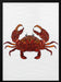 Peter the Crab - Valentina Harper Framed Art | Home or Office Art